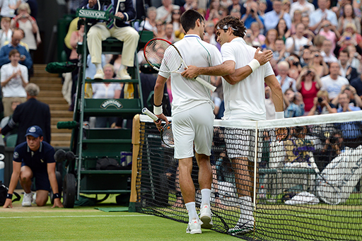 Federer Vs Djokovic Wimbledon 2012 Semi Final Highlights