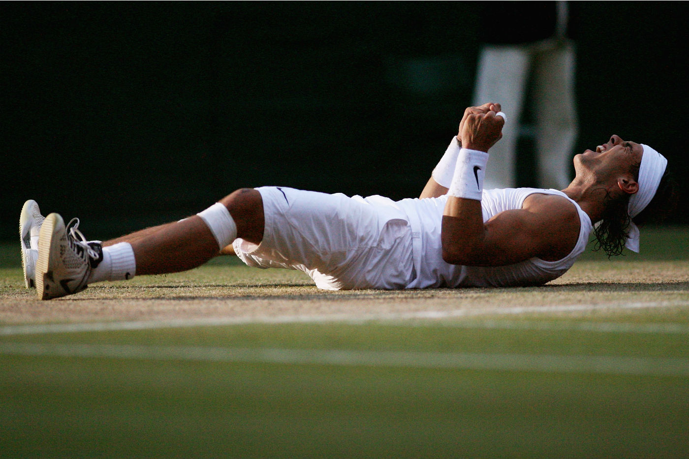 2008 Wimbledon Versus Nadal " Hommage Tennis Karte! Roger Federer Servier 