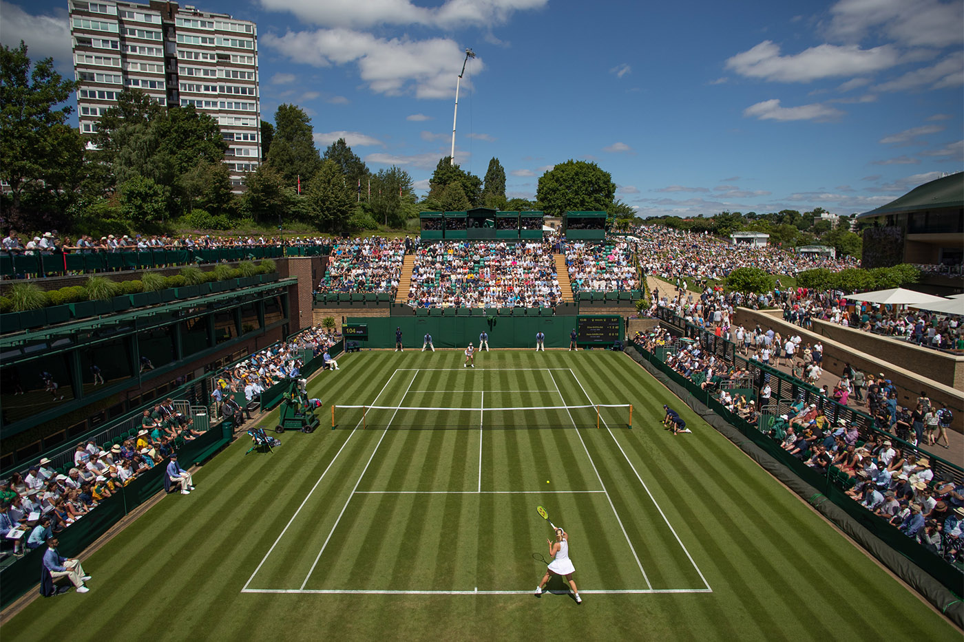 Vantage point: Court 18 - The Championships, Wimbledon 2021 - Official Site  by IBM